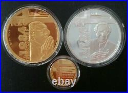2006 South Africa Protea Gold & Silver Proof Set for Nobel Peace Prize Winners