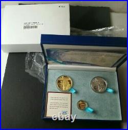 2006 South Africa Protea Gold & Silver Proof Set for Nobel Peace Prize Winners