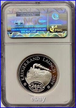 2009 South Africa Gold Krugerrand & Silver Medallion Launch Set NGC Gem PF