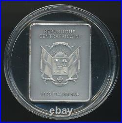 2015 1 Oz. 999 Silver 1000 Francs CFA Republic Of Central Africa Al Capone