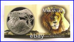 2015 Burundi African Lion NGC PF 70, UC, Proof, 999 Silver, COA 0864/1000