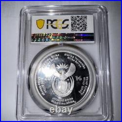 2016 S. Africa Silver 2 Rand Cheetah PCGS PR70DCAM