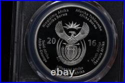 2016 South Africa 2 Rand Proof Cheetah PCGS PR70 DCAM
