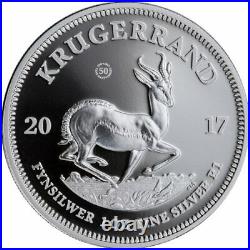2017 1 Oz South Africa Krugerrand. 999 Silver Proof Coin