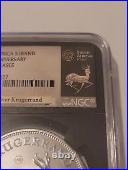 2017 1 Oz South Africa Silver Krugerrand Sp70 Uc First Release