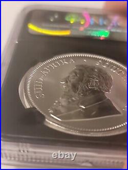 2017 1 Oz South Africa Silver Krugerrand Sp70 Uc First Release