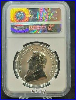 2017 1 oz SILVER South Africa 50th Anniversary Krugerrand NGC SP70 (G563)