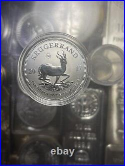 2017 1 oz Silver Proof South Africa Krugerrand First Ever Silver Coin! 50th! Gem
