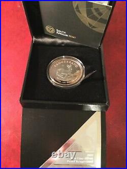 2017 1oz Fine Silver Proof Krugerrand (first issue) 50th Anniversary Box COA