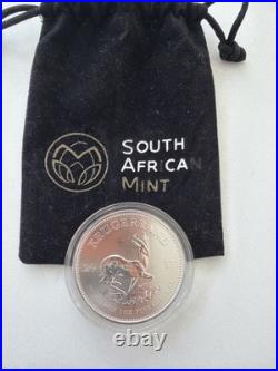 2017 1oz Silver Krugerrand Premium Unc Reverse Proof FIRST YEAR OF ISSUE