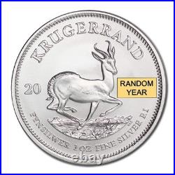 2017 Present Random 1 oz South African Silver Krugerrand Coin Brilliant Un