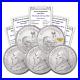 2017_Present_Random_Year_South_Africa_1_Oz_Silver_Krugerrand_Lot_of_5_Coin_01_aw