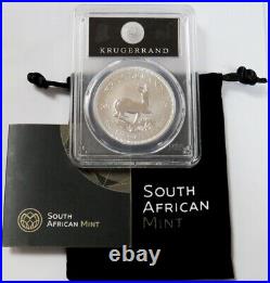 2017 SILVER SOUTH AFRICA 1 RAND 50th ANNIVERSARY PCGS SP 69 1 OF 1000