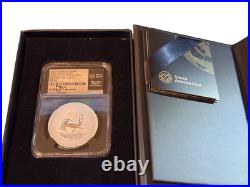2017 S. Africa $1 Rand Silver NGC SP70 Krugerrand Coin
