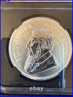 2017 S. Africa $1 Rand Silver NGC SP70 Krugerrand Coin