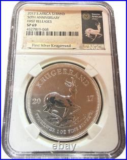 2017 S. Africa S1Rand 50th Anniversary NGC SP69