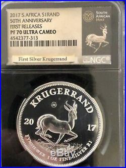 2017 S. Africa S1Rand, 50th anniversary, first Release. PF70 UCAM
