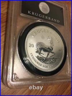 2017 Silver Krugerrand 1oz 50th Anniversary PCGS SP70 South Africa