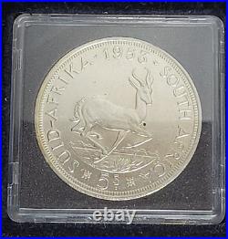 2017 Silver Krugerrand Anniv. & 1951-53 Five Schilling Springbok Set Coa #23 OGP