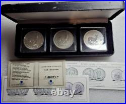 2017 Silver Krugerrand Anniv. & 1951-53 Five Schilling Springbok Set Coa #23 OGP