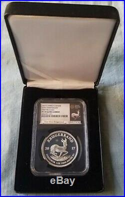 2017 Silver Proof Krugerrand NGC PF70 UC FIRST RELEASES 50th Anniversary ALL OMP