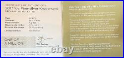 2017 Silver South Africa KRUGERRAND NGC SP69 signed by TUMI TSEHLO FDOP