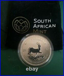 2017 South Africa $1Rand Silver 50th Anniversary GEM BU & 1948 5 Shilling Coin