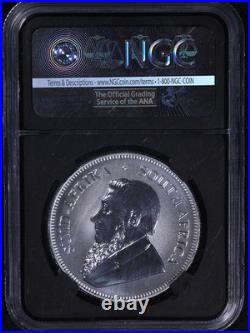 2017 South Africa 1 Ounce Silver Krugerrand 50th Anniv NGC SP70