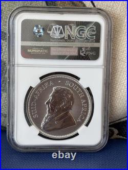 2017 South Africa 1 Rand Krugerrand 50th Ann 50 Privy NGC SP70 RP. 999 Silver