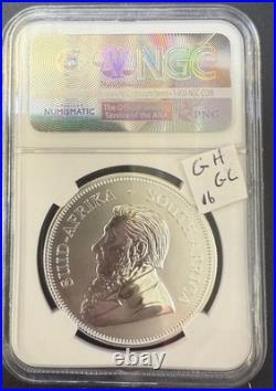 2017 South Africa 1 Rand Silver 50th Anniversary First Releases SP70 NGC