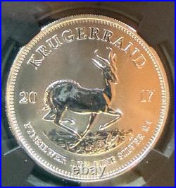 2017 South Africa 1 oz Silver Krugerrand First Release 50th anniversary edition