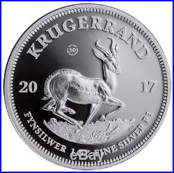 2017 South Africa 1 oz. Silver Krugerrand Proof Coin In OGP SKU46270