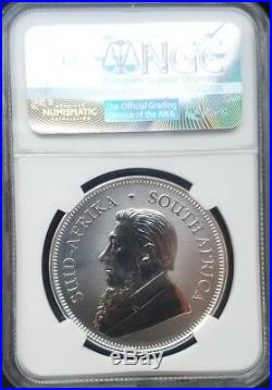 2017 South Africa 1oz Silver Krugerrand Privy Mark NGC First Release SP70