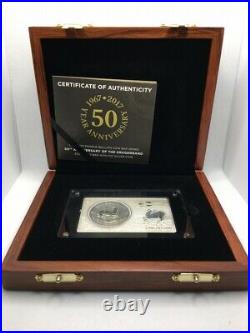 2017 South Africa 3oz Silver 50th Anniversary Krugerrand Silver Bar & Coin Set