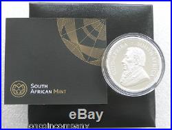 2017 South Africa 50th Anniversary Krugerrand Silver Proof 1oz Coin Box Coa