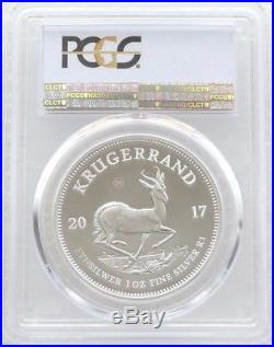 2017 South Africa 50th Anniversary Krugerrand Silver Proof 1oz Coin PCGS PR70 DC