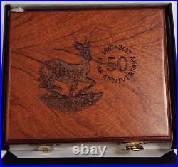 2017 South Africa 50th Anniversary Silver Kangaroo 3oz Silver Coin & Bar Set