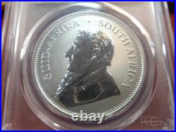 2017 South Africa 50th Anniversary Silver Krugerrand PCGS Graded MS69