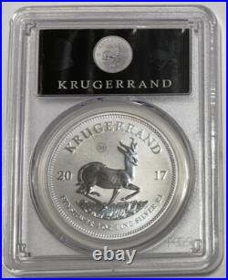 2017 South Africa 50th Anniversary Silver Krugerrand PCGS SP70 1 of 1,000