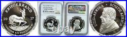 2017 South Africa 50th Anniversary Silver Krugerrand Proof NGC PF 70 Ultra Cameo