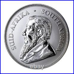 2017 South Africa Krugerrand 1 oz 1 Rand Coin. 999 Silver 50th Anniversary