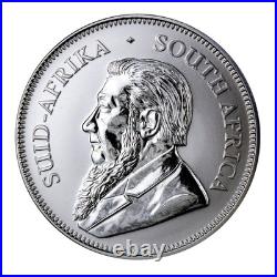 2017 South Africa Krugerrand 1 oz 1 Rand Coin. 999 Silver 50th Anniversary
