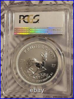 2017 South Africa Krugerrand 50th Anniversary 1oz. Silver PCGS SP69
