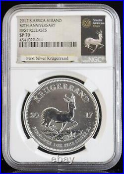 2017 South Africa Krugerrand 50th Anniversary NGC SP 70