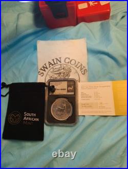 2017 South Africa Krugerrand First Release NGC SP70