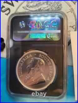 2017 South Africa Krugerrand First Release NGC SP70