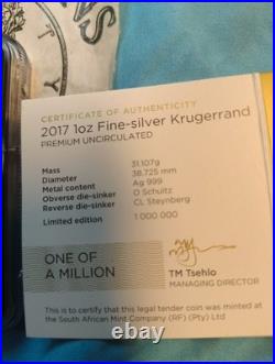 2017 South Africa Krugerrand First Release NGC SP70