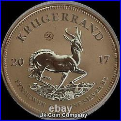 2017 South Africa Krugerrand Premium 1 oz Silver Rose Gold Coin