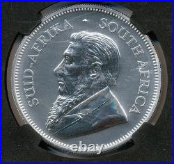 2017 South Africa One Troy Ounce Silver Krugerrand 50th Anniversary Ngc Sp70