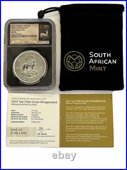 2017 South Africa S1 Krugerrand 50th Anniversary Early Releases NCG SP70
